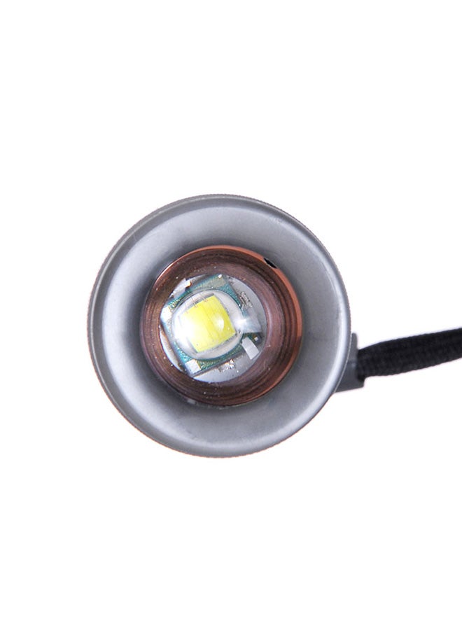 5-Mode Zooming LED Flashlight Grey 13x4x4cm - Image 4