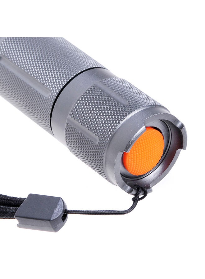 5-Mode Zooming LED Flashlight Grey 13x4x4cm - Image 3