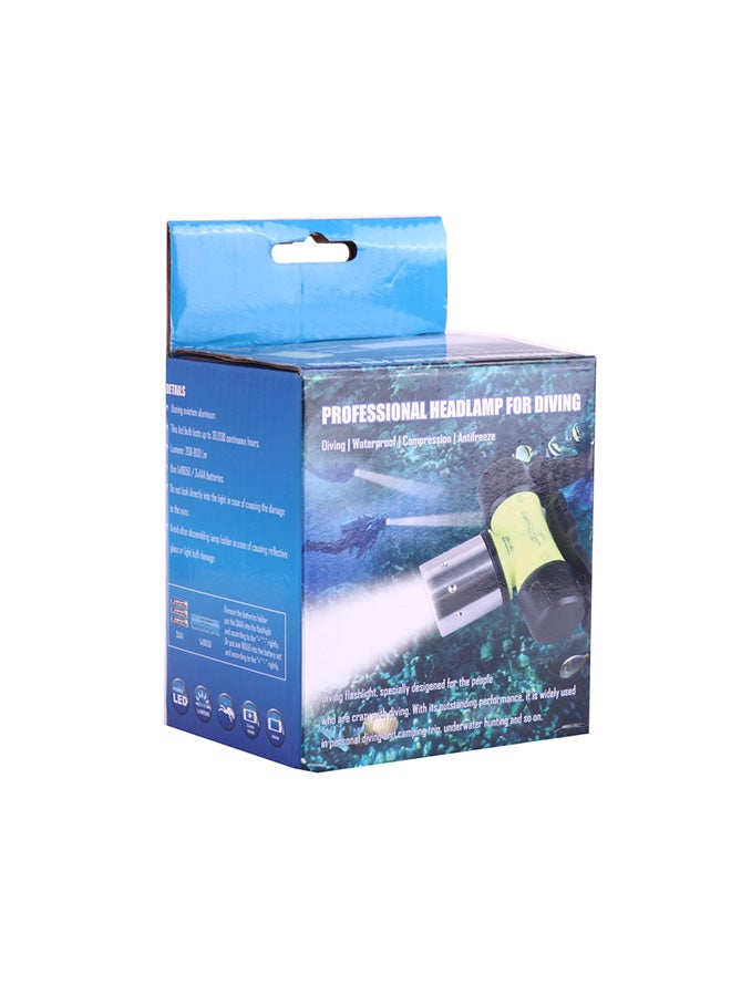 LED Flashlight For Diving Multicolour 15x8x10cm - Image 4