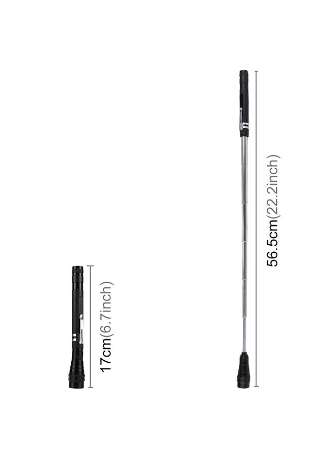 LED Flashlight With Extending Magnetic Pick-Up Tool Multicolour 18x3x3cm - Image 5