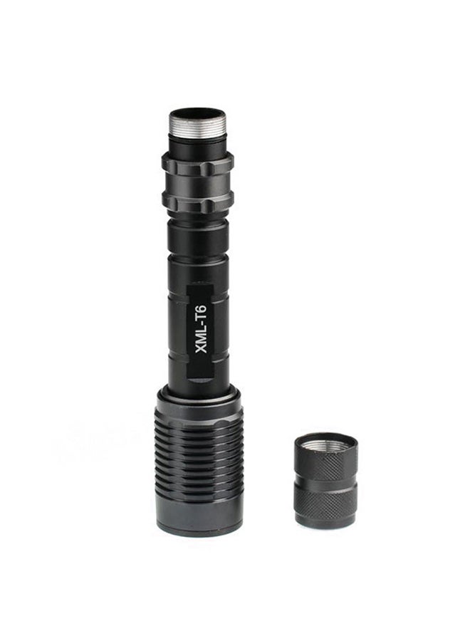 5-Mode Zooming LED Flashlight Grey 21x4x4cm - Image 3