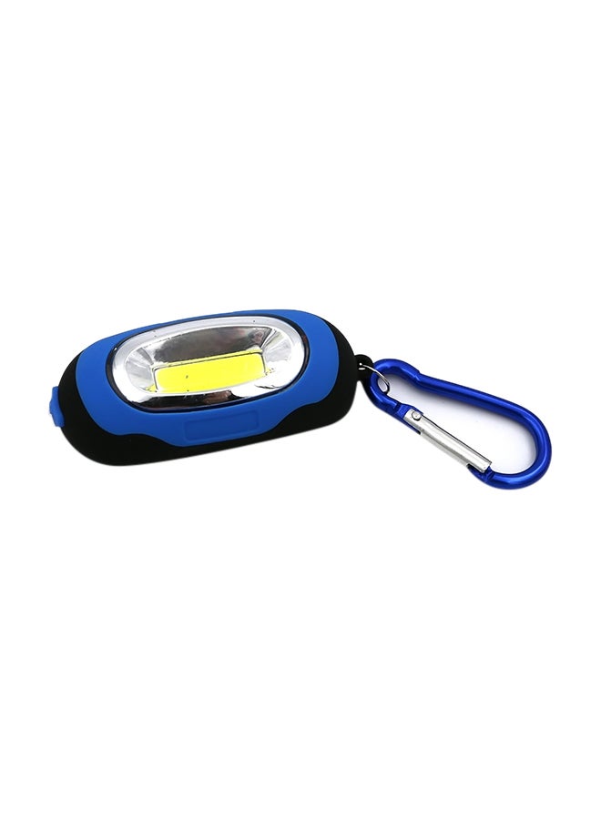 Generic 3-Modes Portable LED Pocket Torch With Mini Keychain Blue 10x5x2cm 