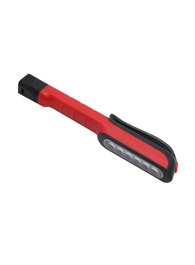 Multifunctional LED Flashlight Red 20x7x5cm - Image 1