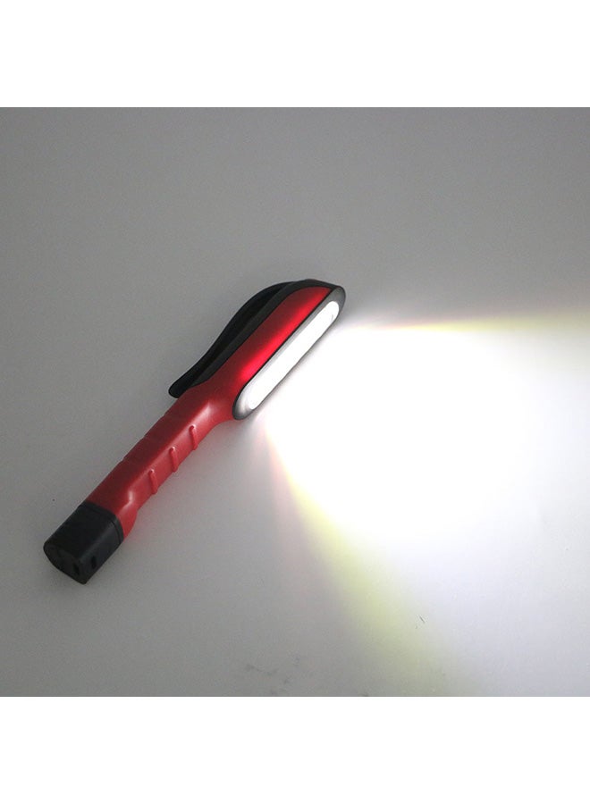 Multifunctional LED Flashlight Red 20x7x5cm - Image 2