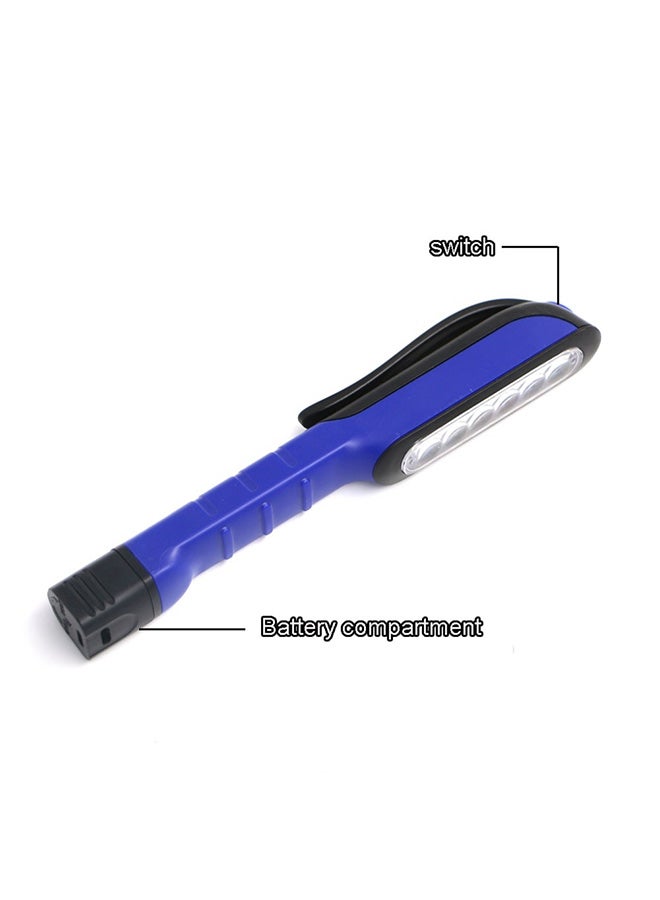 Multifunctional LED Flashlight Blue 20x7x5cm - Image 2
