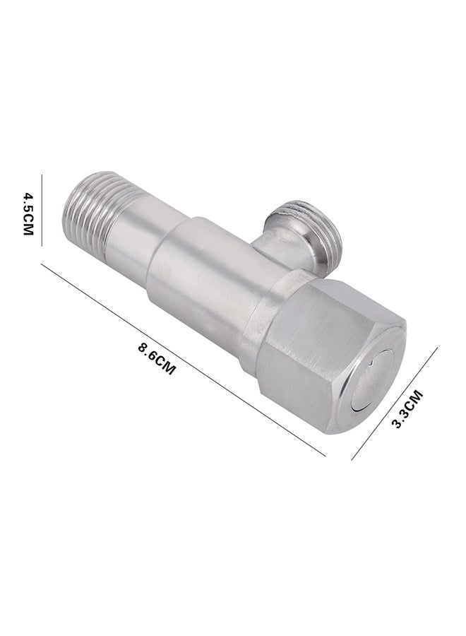 Stainless Steel Angle Valve Silver 182grams - Image 2