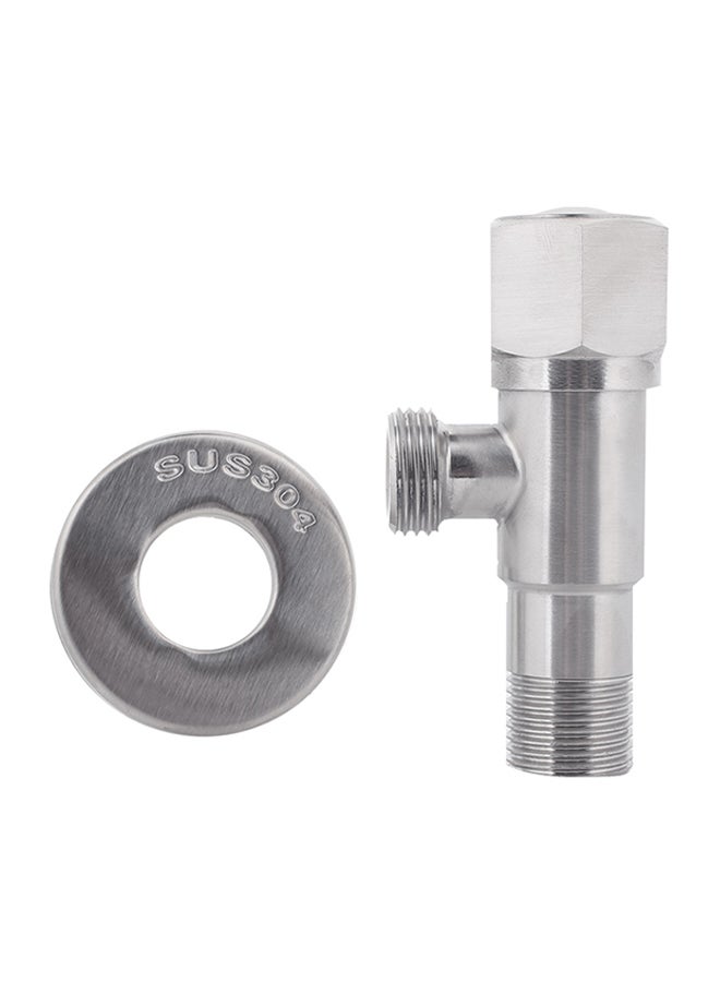 Stainless Steel Angle Valve Silver 182grams - Image 3