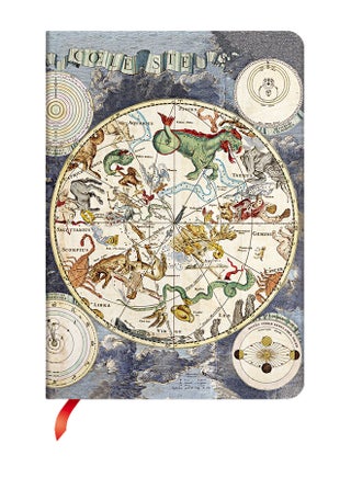 Celestial Planisphere Medium Lined Size Notebook Multicolour - v1568118801/N29603781A_1