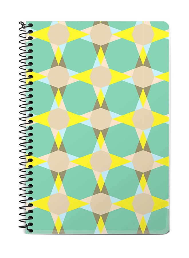 Stylizedd Starry Illusions A5 Spiral Notebook Multicolour
