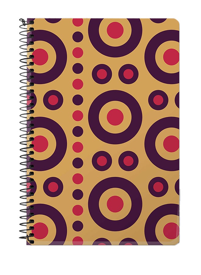Stylizedd Bull'S Eye A5 Spiral Notebook Multicolour