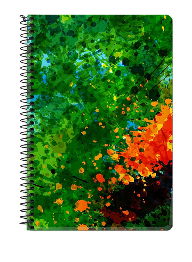 Stylizedd Amazonjungle A5 Spiral Notebook Green