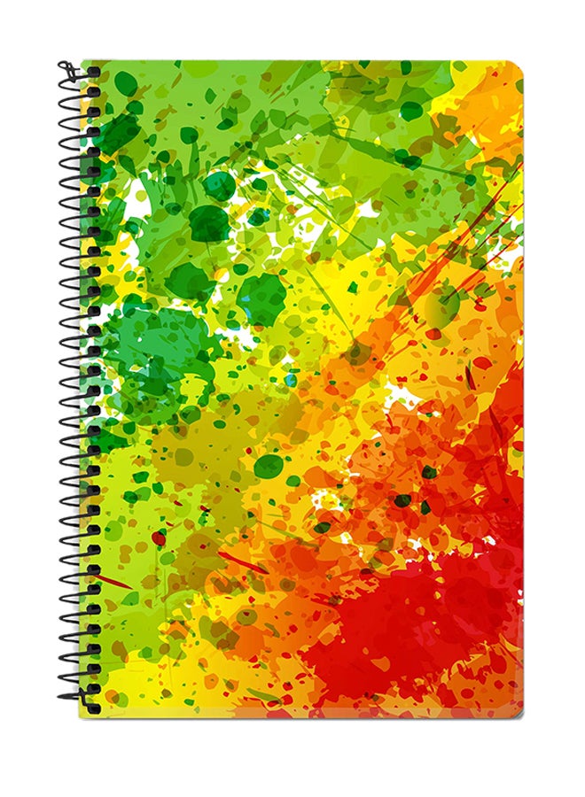 Stylizedd Tropical Splash A5 Spiral Notebook Multicolour