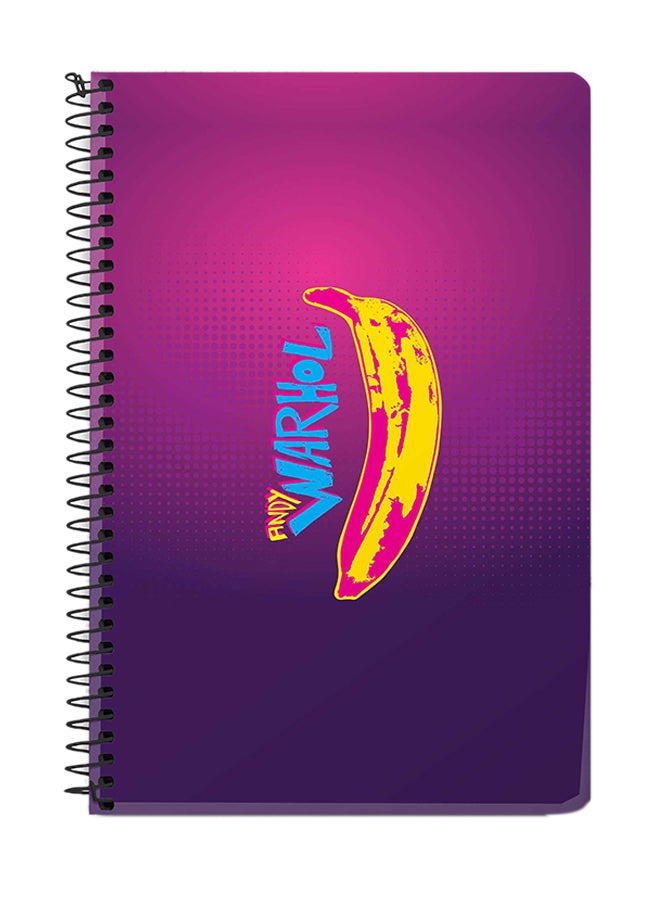 Stylizedd Have A Banana, Andy A5 Spiral Notebook Multicolour