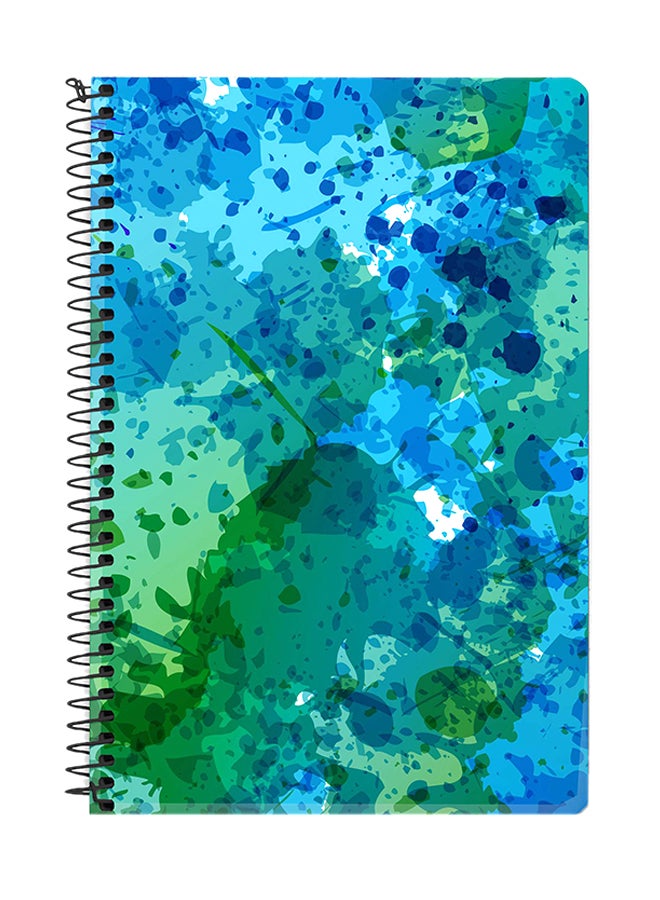 Stylizedd Underwater Burst A5 Spiral Notebook Blue