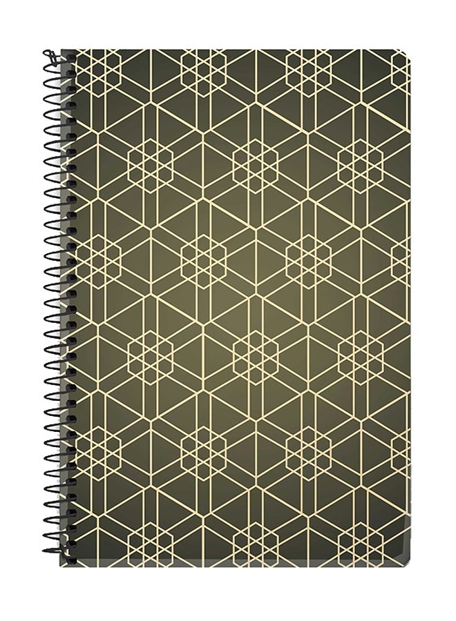 Stylizedd Hexarab A5 Spiral Notebook Multicolour