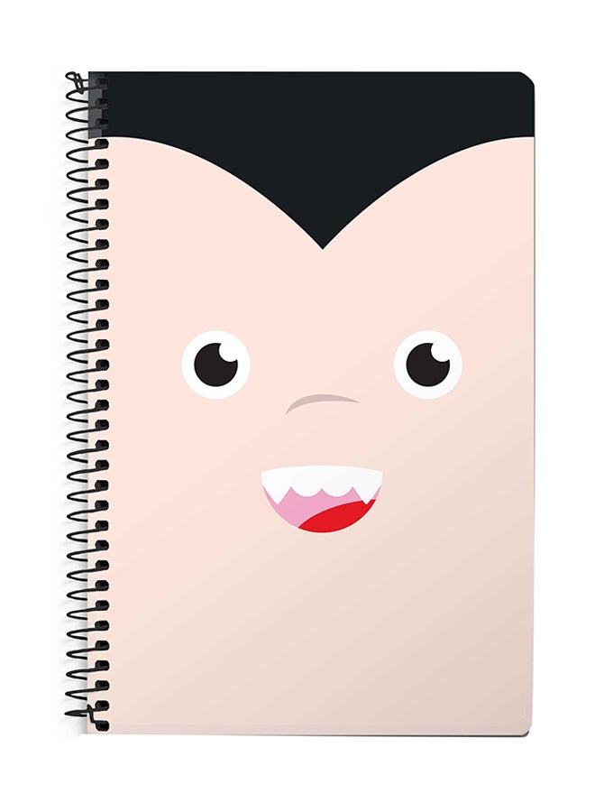 ستايلايزد دفتر ملاحظات بسلك مقاس 5A يحمل صورة دراكولا بتصميم لطيف متعدد الألوان