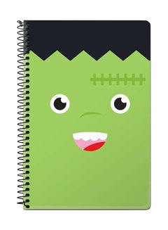 Stylizedd Cute Frankie A5 Spiral Notebook Green 