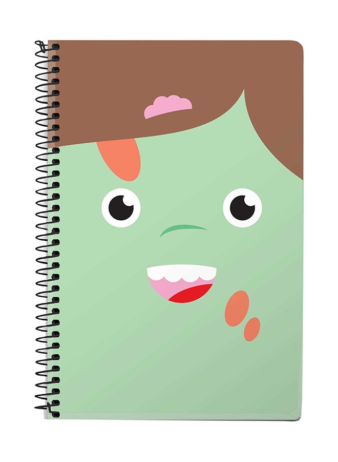 Stylizedd Cute Avatar A5 Spiral Notebook Multicolour