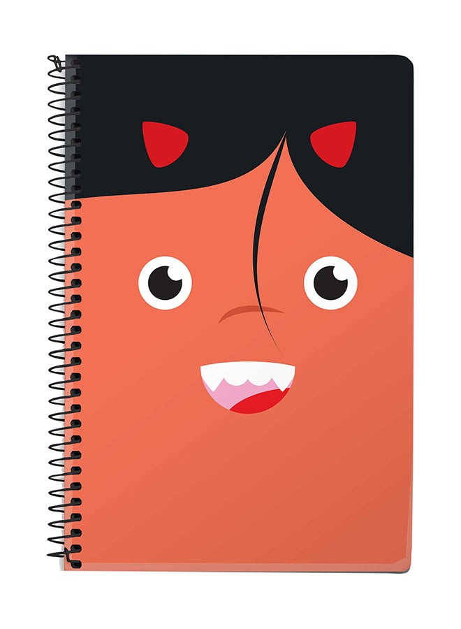 Stylizedd Cute Cupid A5 Spiral Notebook Multicolour