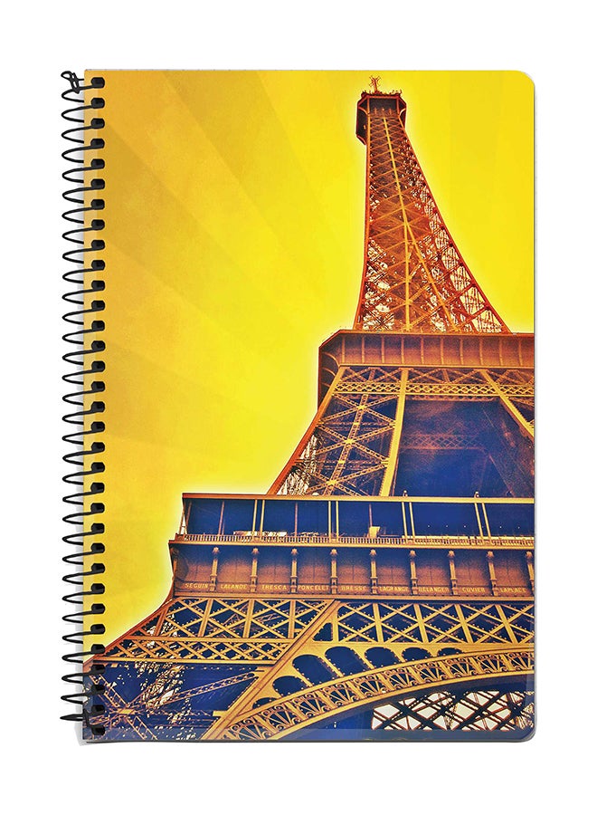 Stylizedd Paris Heights A5 Spiral Notebook Multicolour