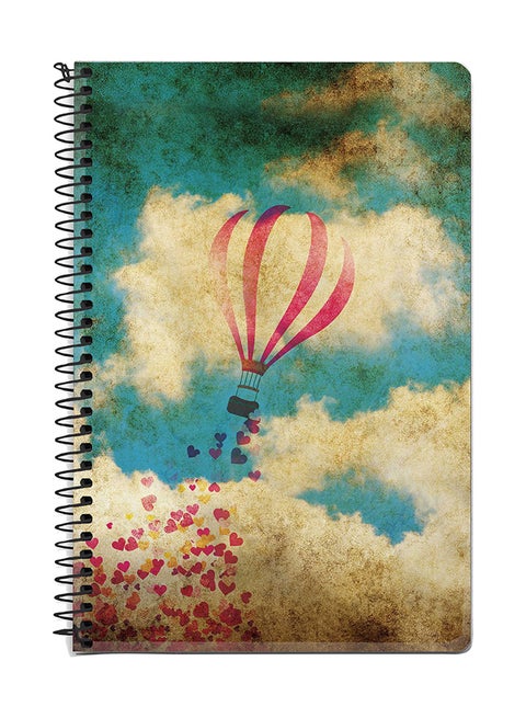 Spreading The Love A5 Spiral Notebook Multicolour