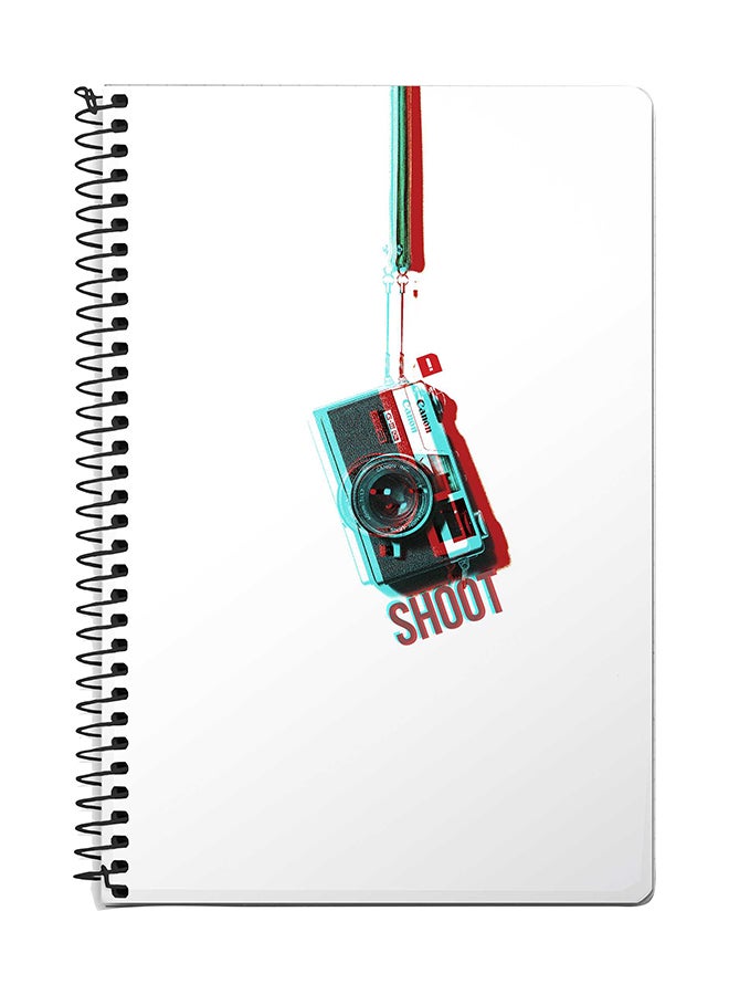 Stylizedd Shoot A5 Spiral Notebook Multicolour