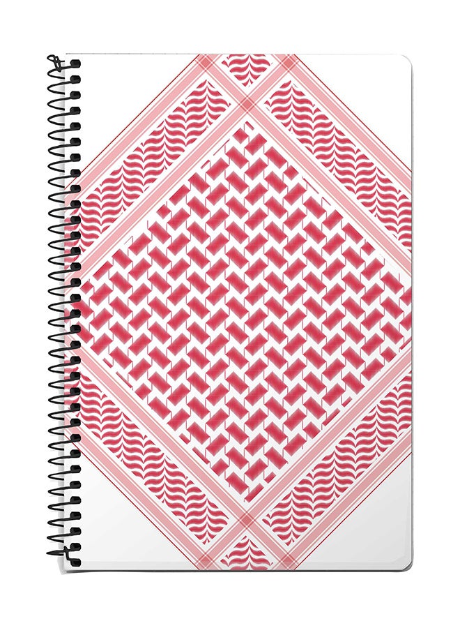 Stylizedd Victory Shemag A5 Spiral Notebook Multicolour