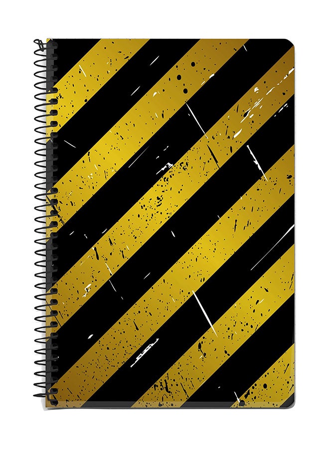 Stylizedd Under Construction A5 Spiral Notebook Multicolour