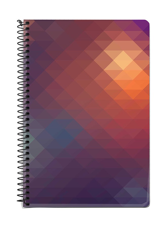 Stylizedd Copper Prism A5 Spiral Notebook Multicolour
