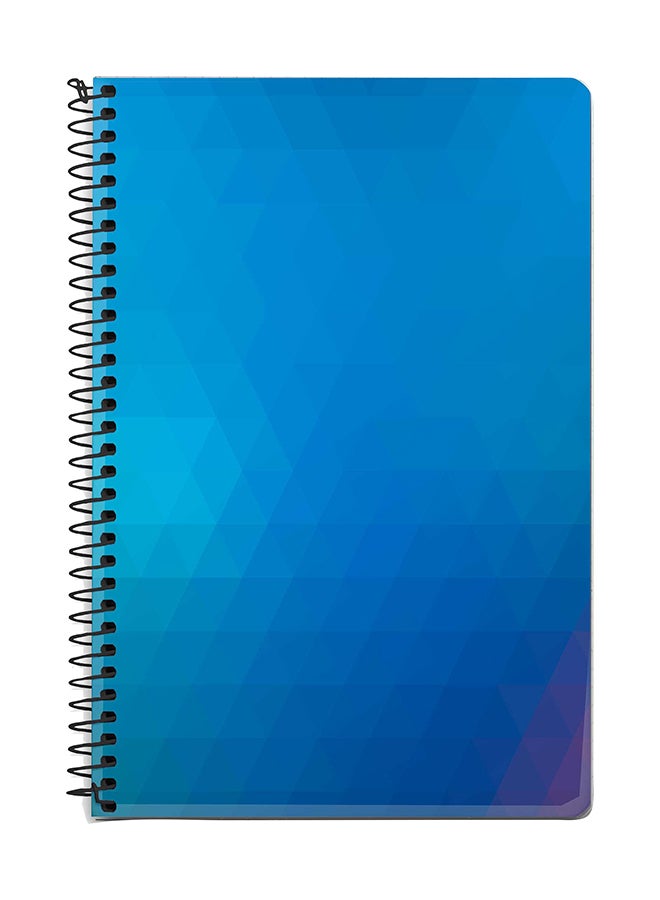 Stylizedd Ocean Prism A5 Spiral Notebook Blue