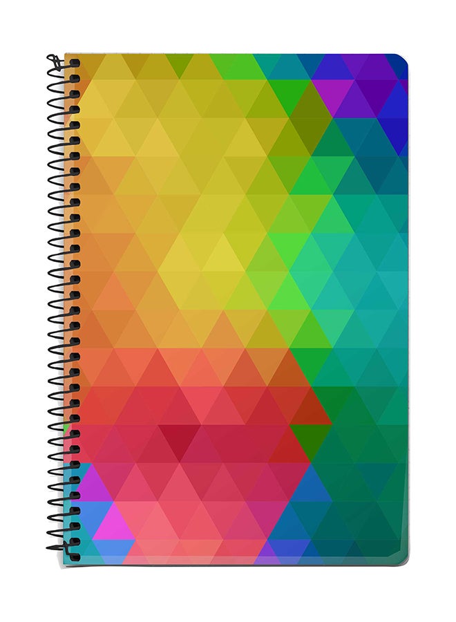 Stylizedd Tropical Prism A5 Spiral Notebook Multicolour