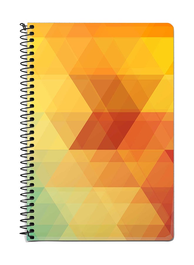 Stylizedd Yellow Fever A5 Spiral Notebook Orange