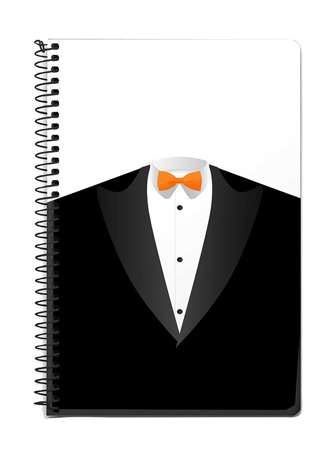 Stylizedd The Tux A5 Spiral Notebook Multicolour