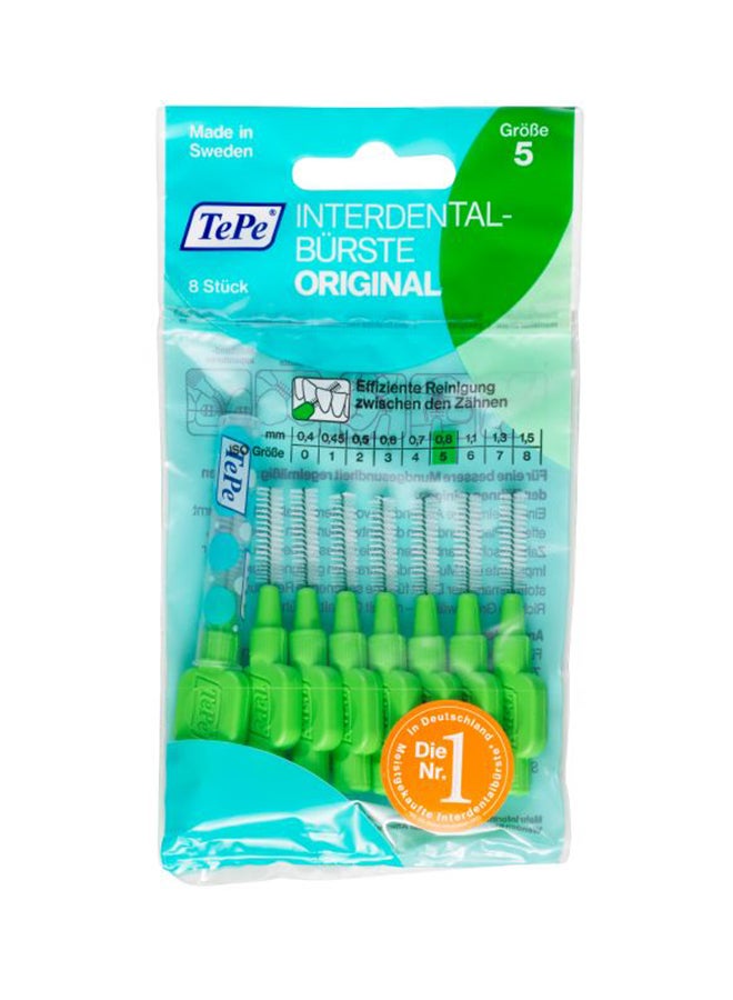 تيبي طقم فرش للتنظيف ما بين الأسنان أصلية مكونة من 8 قطع