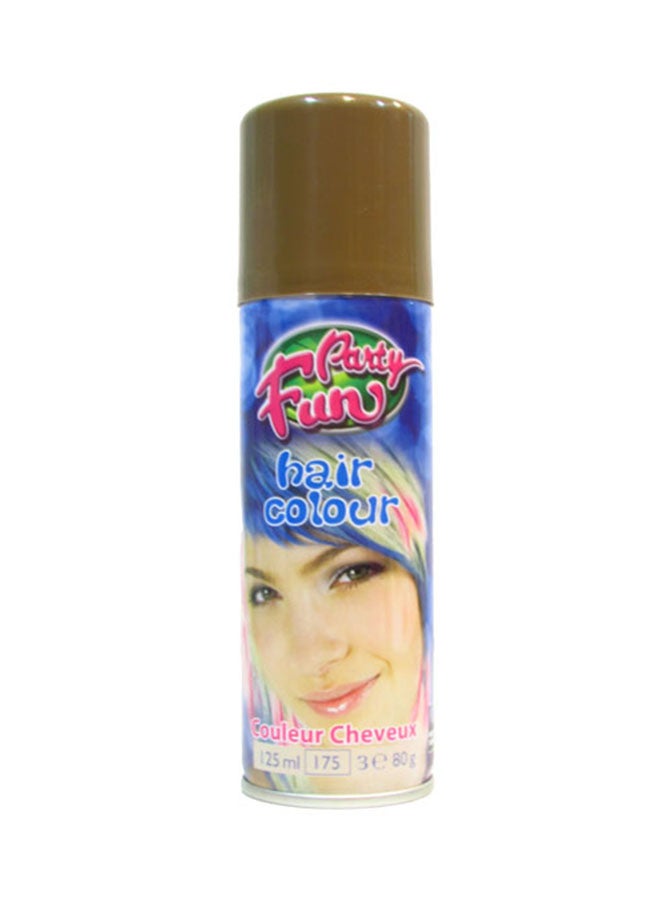 PARTY FUN Temporary Hair Colour Spray Brown