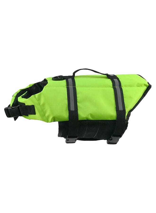 Generic Pet Safety Printed Swimming Life Jacket Green/Black/Grey L  - Image 1