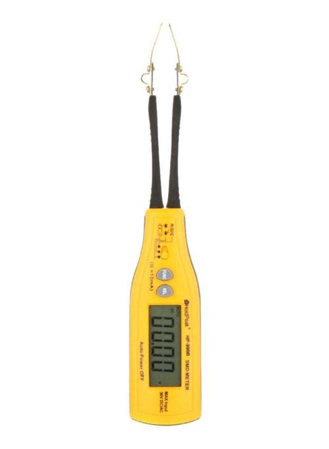 HoldPeak - SMD Resistor Capacitor Diode Tester Yellow/Black - Image 1