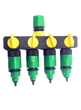 Automatic Garden Irrigation Drip Timer Pipe Splitter Green/Black/Yellow 3.4inch - v1568137453/N29703830A_1