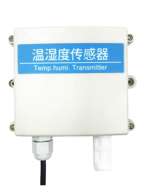 Temperature And Humidity Sensor Transmitter White