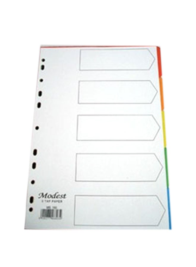 MODEST Divider 5 Color Pvc Muliticolour 