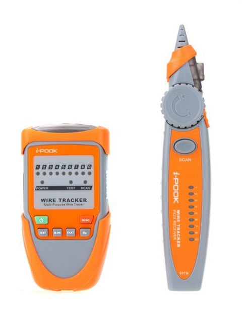 Wire Tracker Cable Tester With Adjustable Sensitivity Orange/Grey