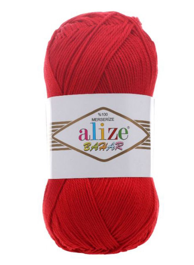 أليز خيط غزل للحياكة اليدوية باهار أحمر 100جرام