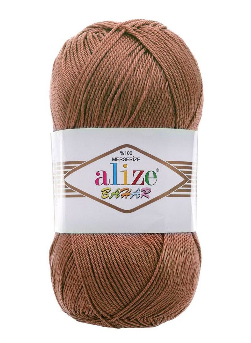 أليز خيط غزل للحياكة اليدوية باهار كستنائي 260متر