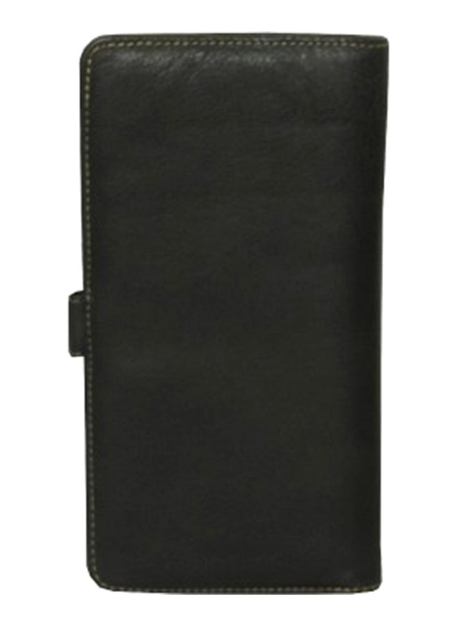 LAVERI LEATHER Designer Passport Holder Black  - Image 2