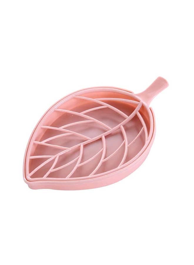 SOWUGI Plastic Soap Dish Pink 18x11cm