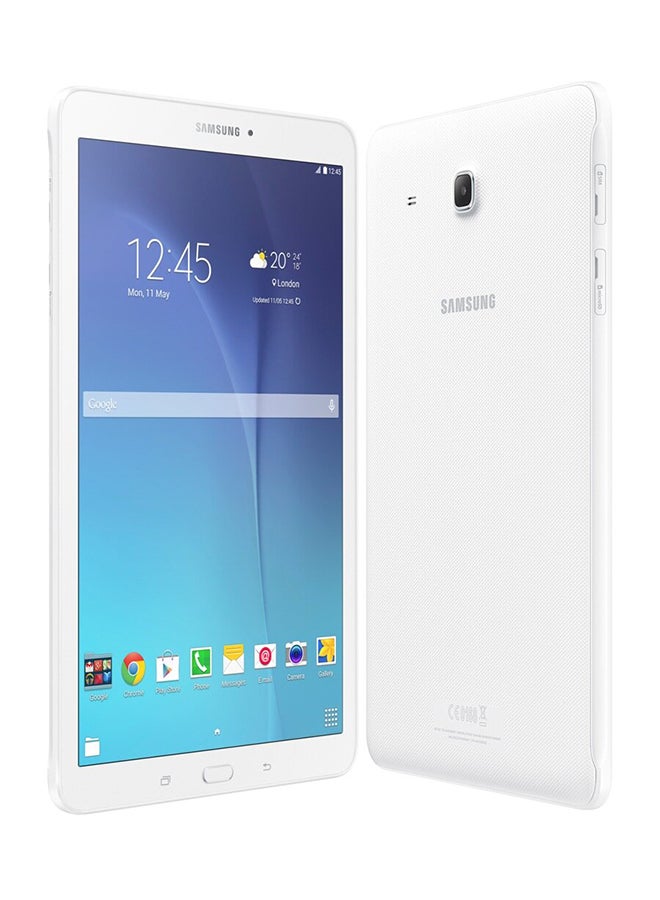 Samsung - Galaxy Tab E T561 9.6-Inch, 8GB, Wi-Fi, 3G, Pearl White - Image 1
