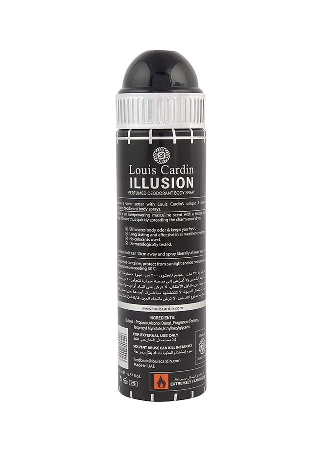 Louis Cardin Illusion Body Spray 200ml  - Image 2