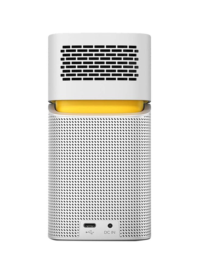 Portable Projector With Wi-Fi And Bluetooth Speaker GV1 White
