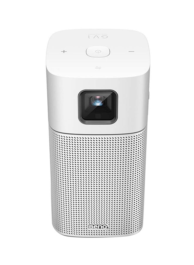 Portable Projector With Wi-Fi And Bluetooth Speaker GV1 White
