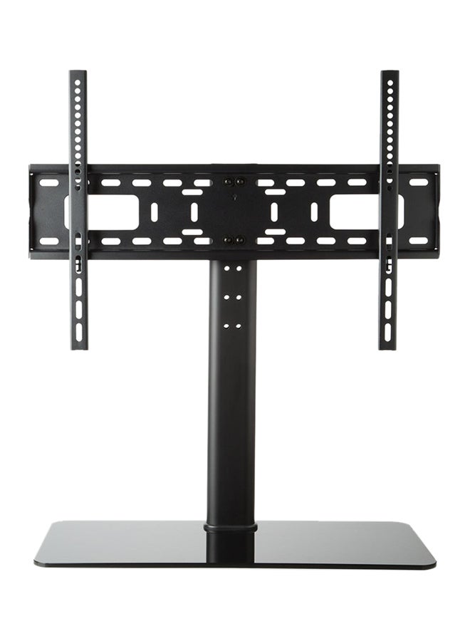 بلوتك حامل تلفزيون أرضي على طاولة لتلفزيون LCD LED مقاس 26 إلى 60 بوصة مع دوران 60 درجة، 3 مجموعات ارتفاع قابل للتعديل - Image 1